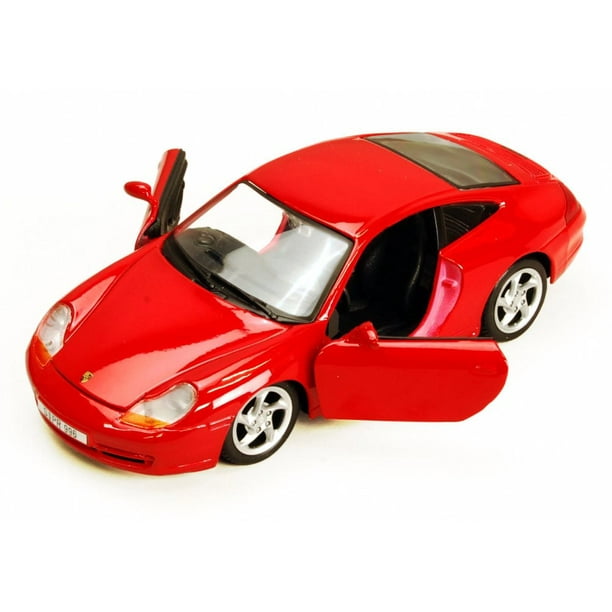 Small MAL Plastic Porsche 969 Sports car in Red with Stripes Small MAL Plastic Porsche 969 Sports car in Red with Stripes